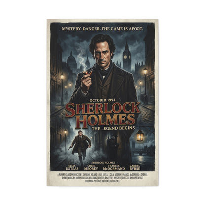 Sherlock Holmes Movie Poster Wall Art & Canvas Print