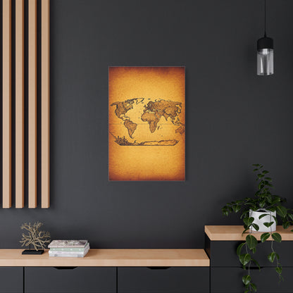 Old World Nautical Map Wall Art & Canvas Prints