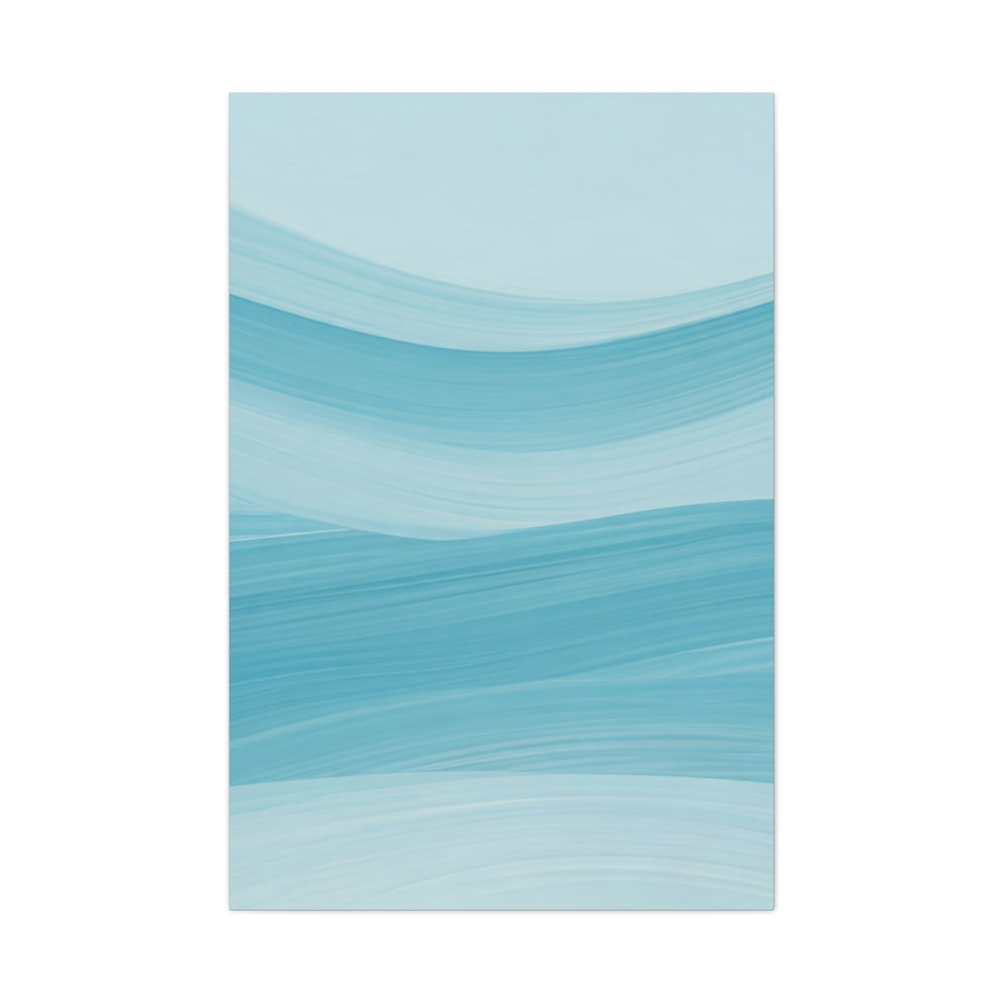 Serene Blue Wave Flow Wall Art & Canvas Prints