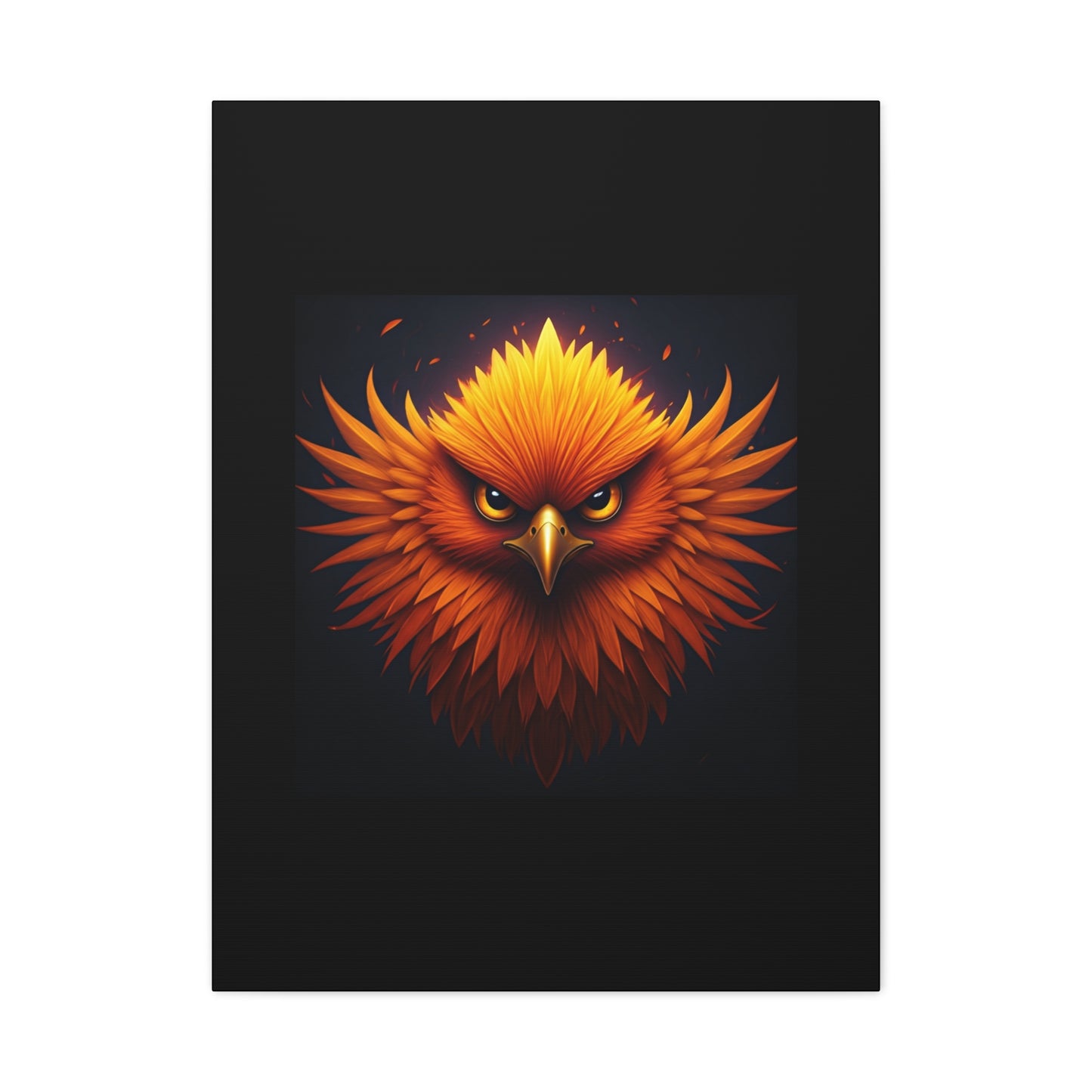 Ember Crown Phoenix Wall Art & Canvas Print
