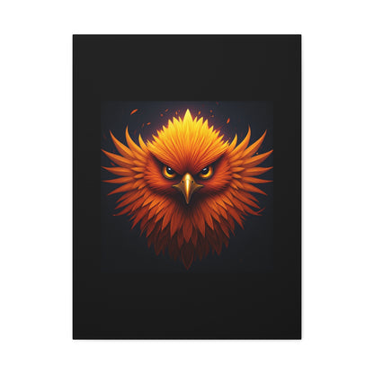 Ember Crown Phoenix Wall Art & Canvas Print