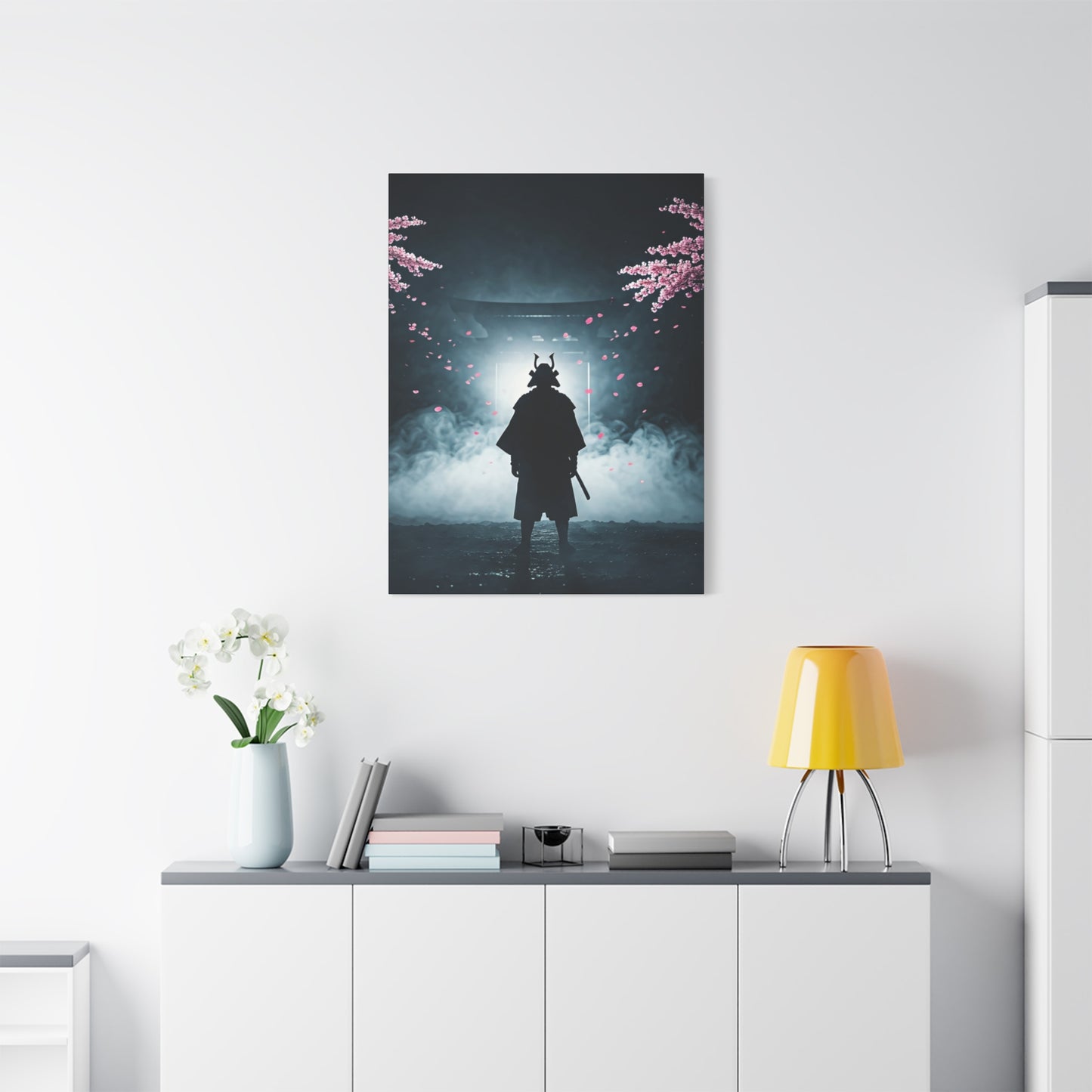 Samurai at the Torii Gate Wall Art & Canvas Prints