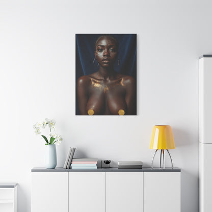 Gold Dust Portrait Study Wall Art & Canvas Print