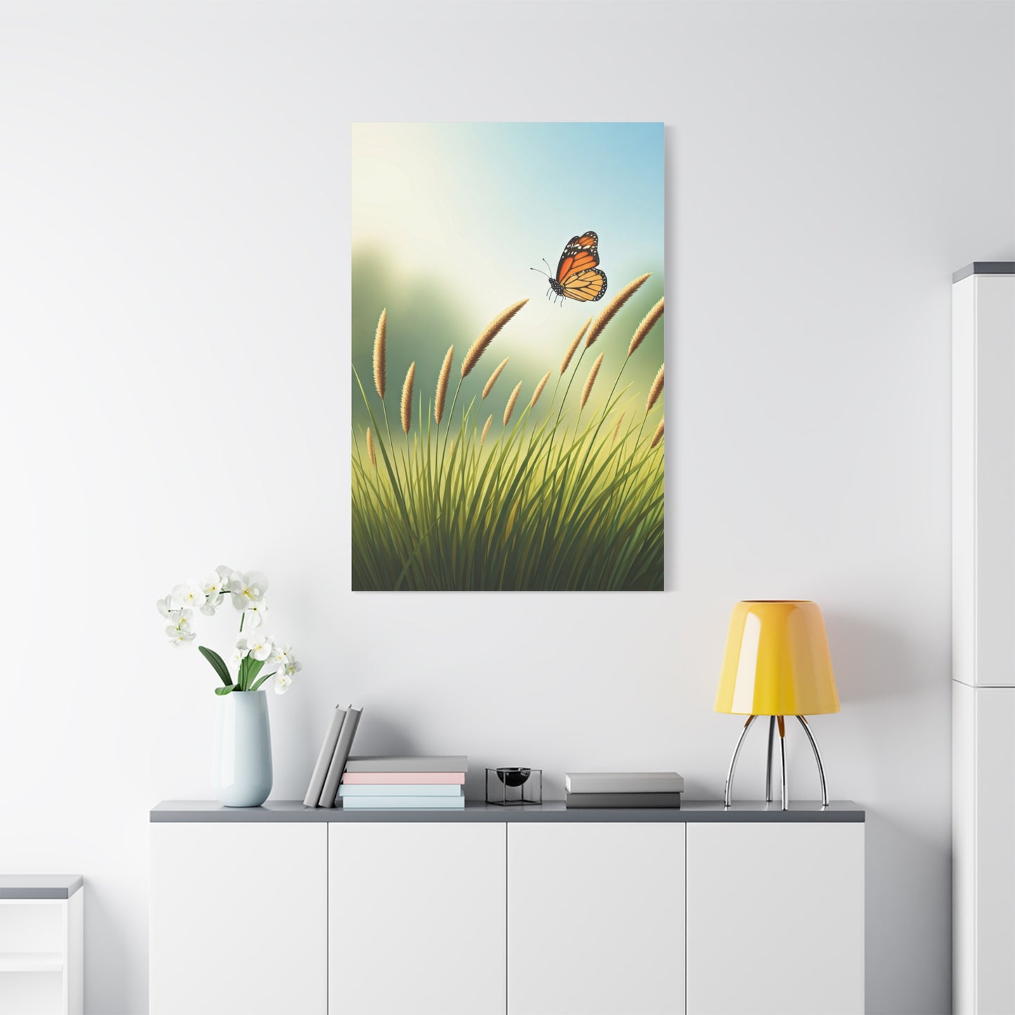 Meadow Flight Butterfly Wall Art & Canvas Prints