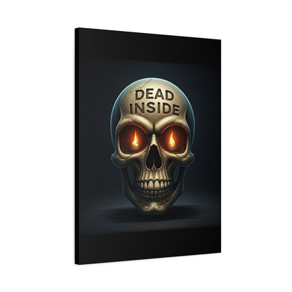 Dead Inside Inferno Skull Wall Art & Canvas Print