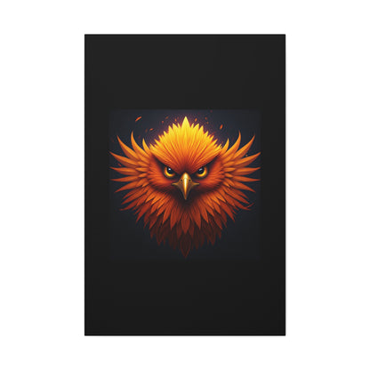 Ember Crown Phoenix Wall Art & Canvas Print