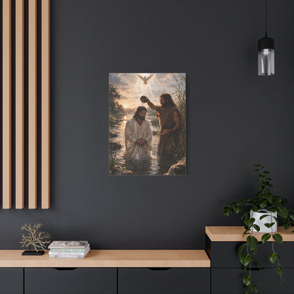 Baptism of Christ Sacred River Wall Art & Canvas Print