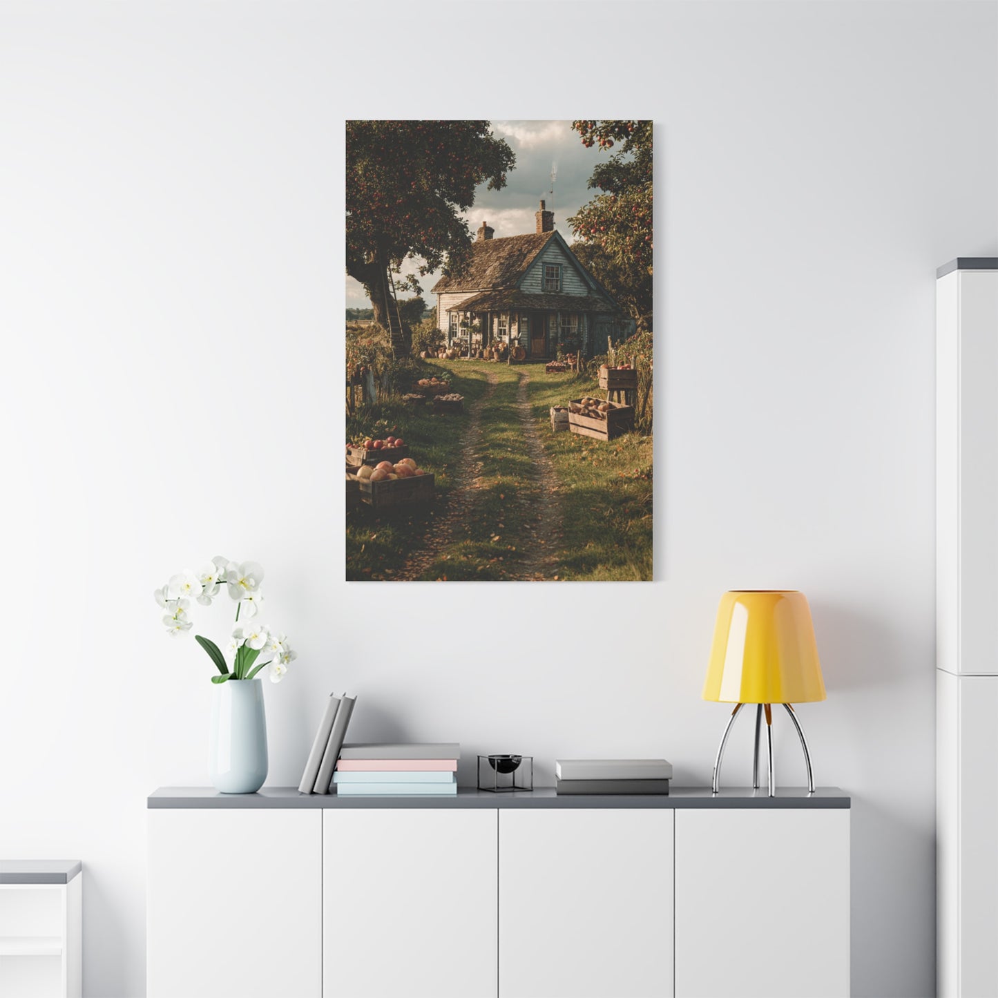 Autumn Orchard Farmhouse Harvest Wall Art & Canvas Print