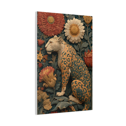 Talavera Jaguar Folk Pattern Wall Art & Canvas Print