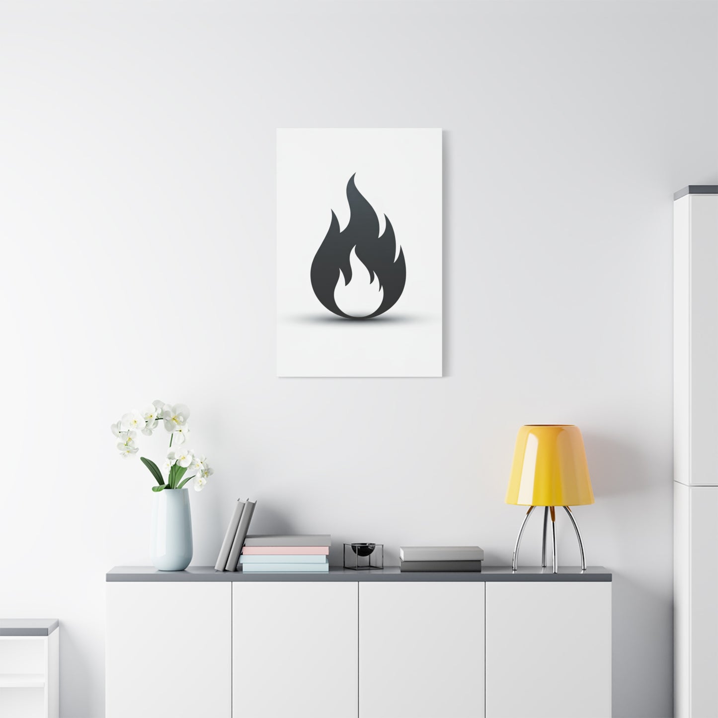 Minimal Flame Wall Art & Canvas Prints