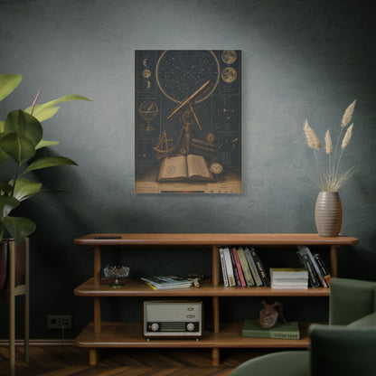 Antique Telescope & Celestial Study Wall Art & Canvas Print