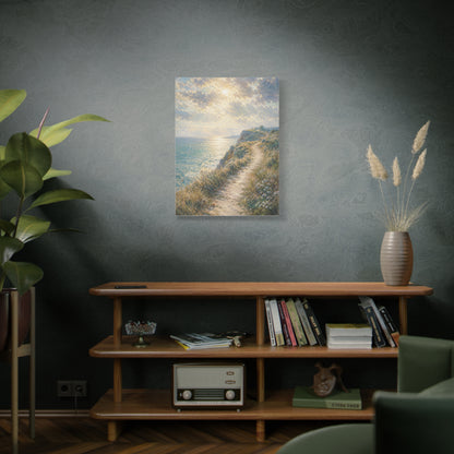 Psalm 27 Coastal Light Scripture Wall Art & Canvas Print