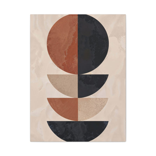Abstract Brown Black Earth Tones Wall Art & Canvas Prints