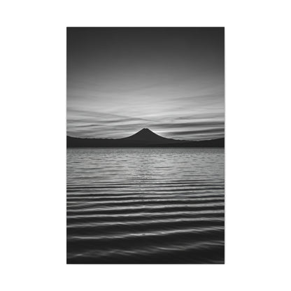Serene Horizon Mountain Reflection Wall Art & Canvas Prints