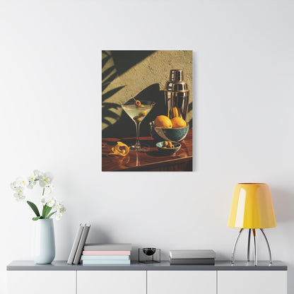 Graphic Cocktail Bar Still Life Wall Art & Canvas Print