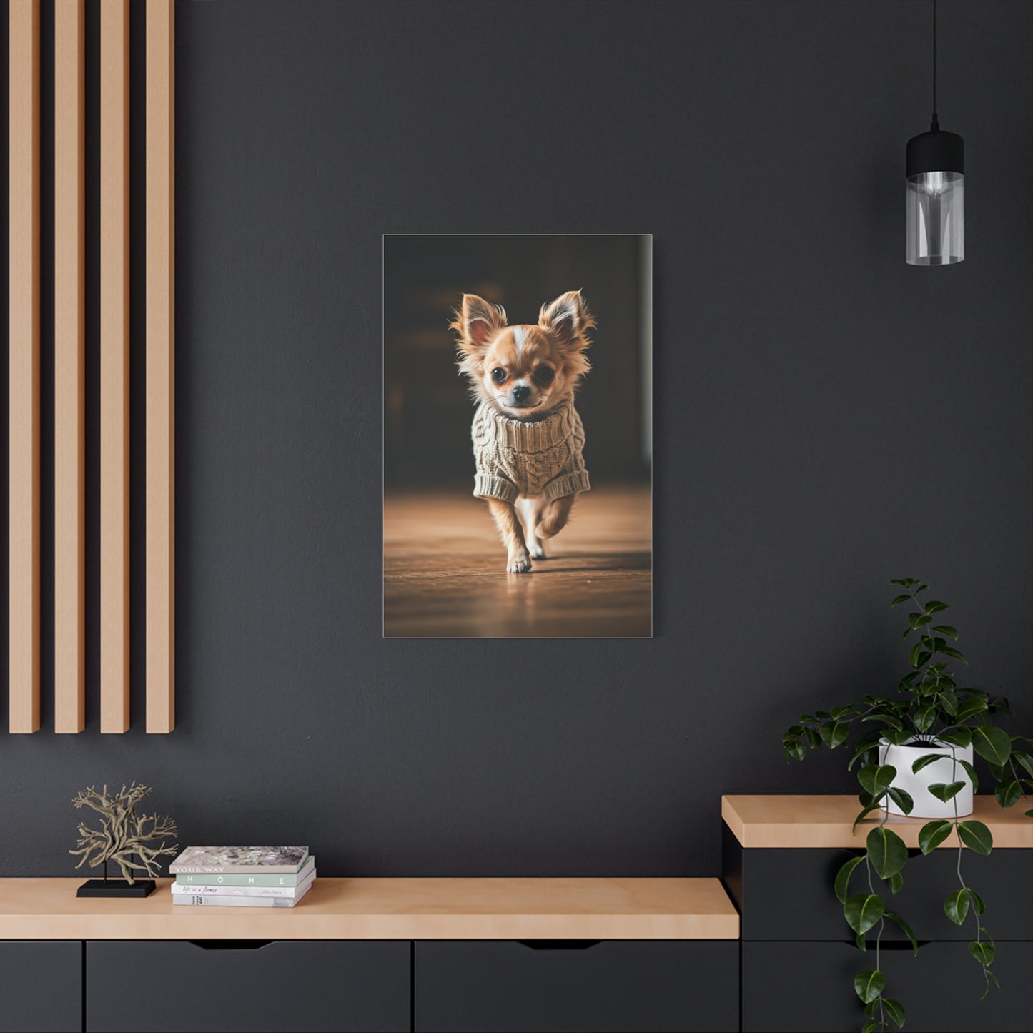 Tiny Stride Chihuahua Wall Art & Canvas Print