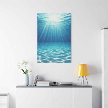 Sunlit Underwater Glow Wall Art & Canvas Prints  Product Description