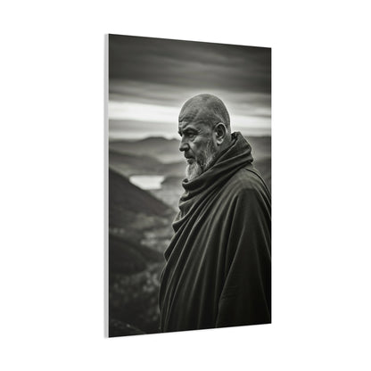 Contemplative Wanderer Portrait Wall Art & Canvas Prints