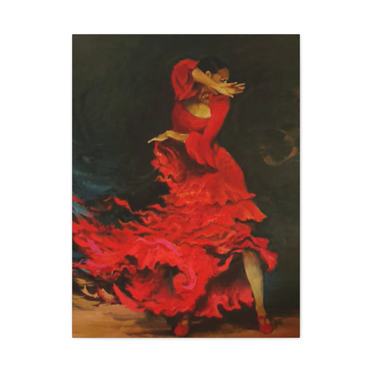 Spain Traditional Dance Wear Wall Art & Canvas Prints
