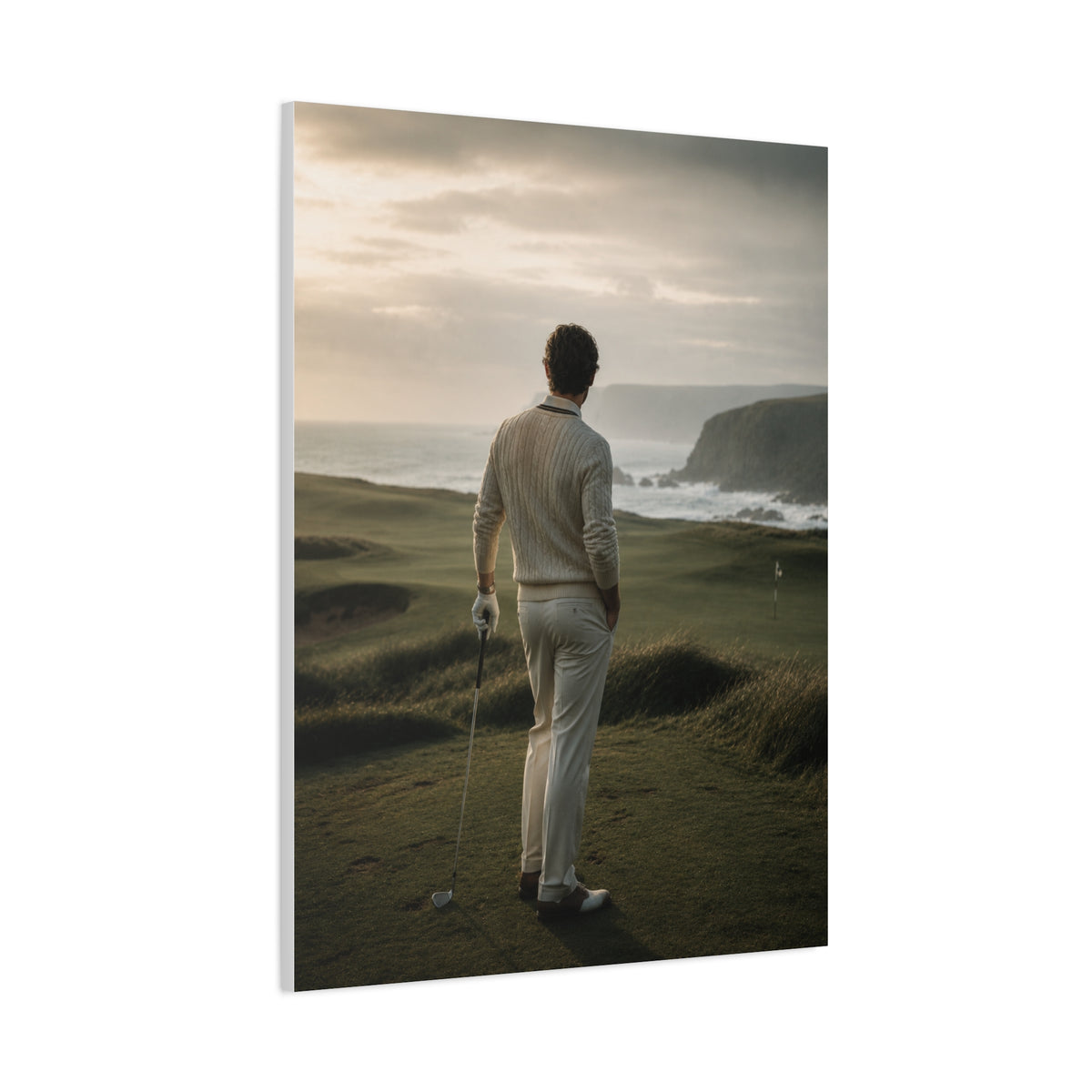 Old Money Coastal Golf Sports Wall Art & Canvas Print
