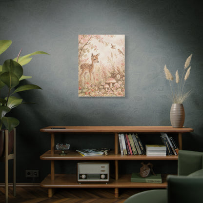 Soft Pink Woodland Storybook Wall Art & Canvas Print