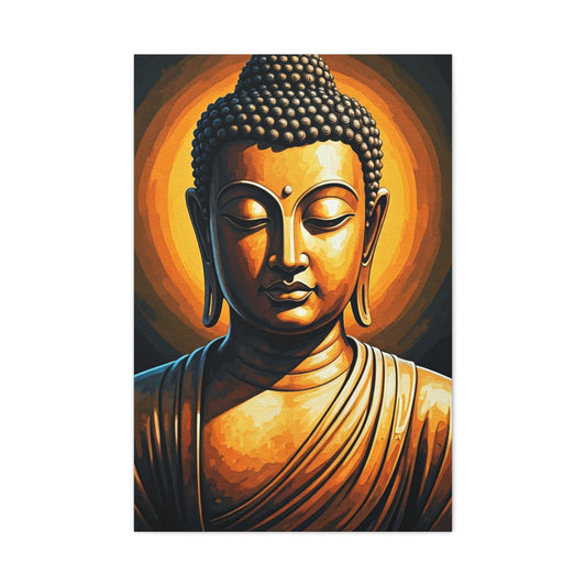 Enlightened Aura Buddha Canvas