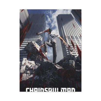 Chainsaw Man Poster Wall Art & Canvas Print