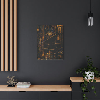 Jazz Lounge Still Life Elegance Wall Art & Canvas Print