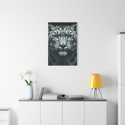 Snow Leopard Intense Gaze Wall Art & Canvas Prints