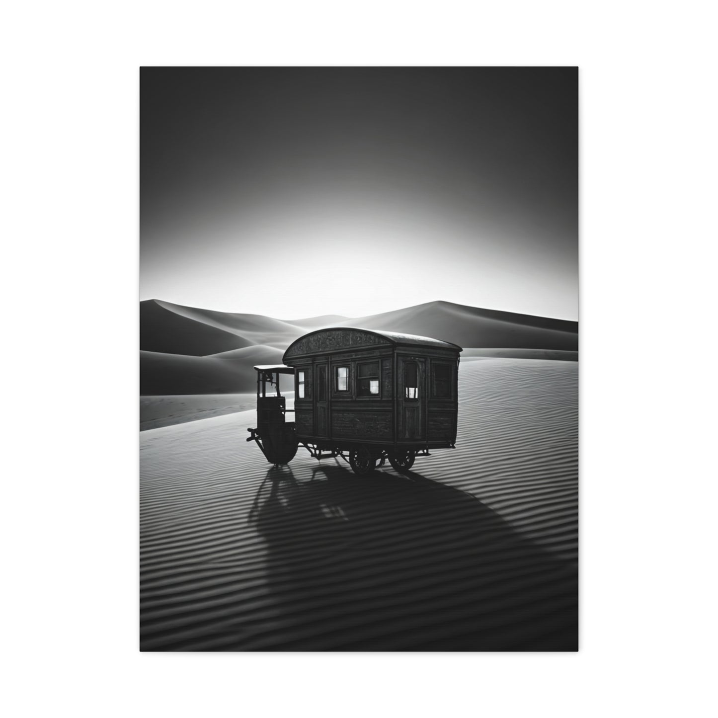 Desert Caravan in Moonlight Wall Art & Canvas Prints