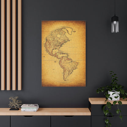Nautical Ship Map Antique Wall Art & Canvas Prints
