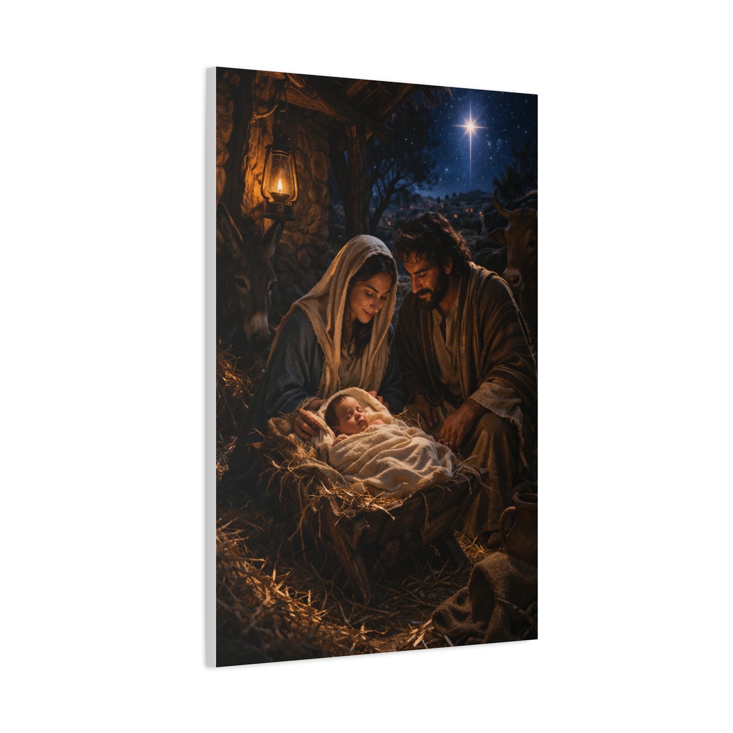 Nativity of Christ Holy Night Wall Art & Canvas Print
