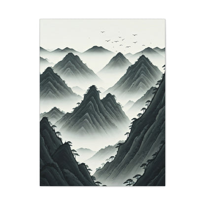 Whispering Peaks Mist Wall Art & Canvas Prints