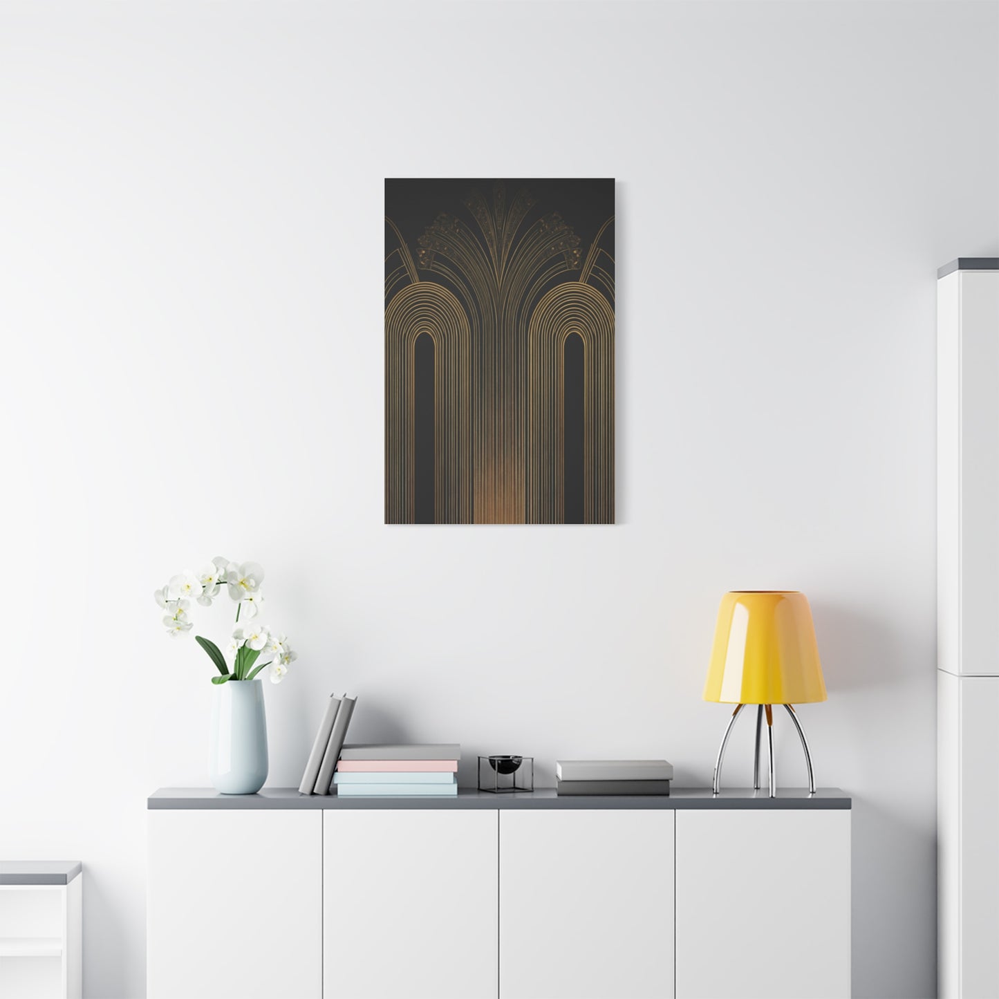 Golden Archway Symphony Art Deco Wall Art & Canvas Prints