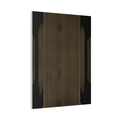 Midnight Gold Column Abstract Wall Art & Canvas Prints