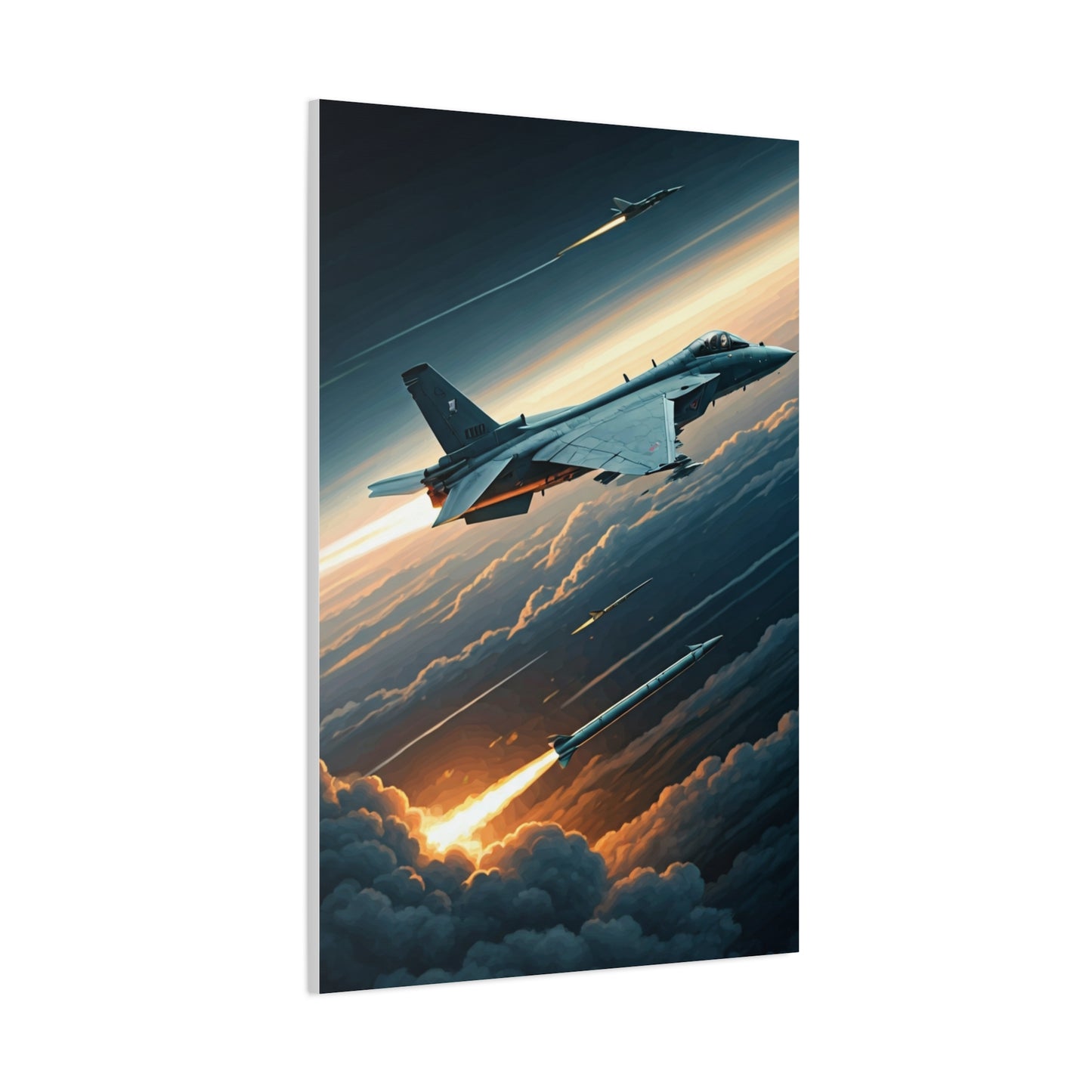 Cloudfire Jet Pursuit Wall Art & Canvas Prints