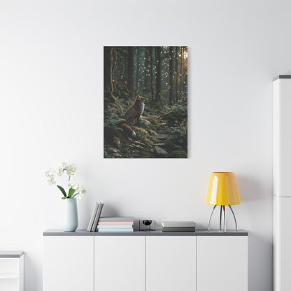 Enchanted Forest Fox Wall Art & Canvas Print