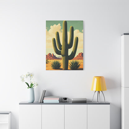Classic Saguaro Desert Scene Wall Art & Canvas Prints