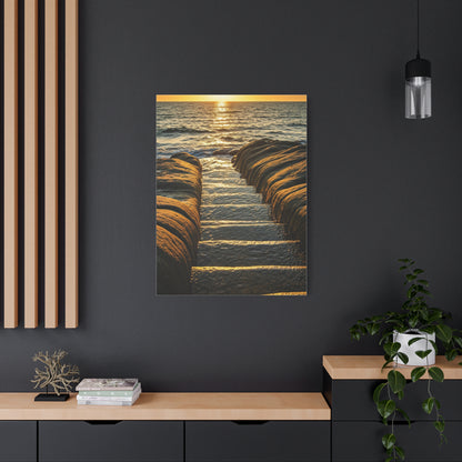 Steps Into the Sea Wall Art & Canvas Prints