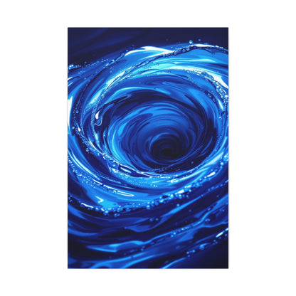 Blue Ocean Whirlpool Vortex Wall Art & Canvas Prints