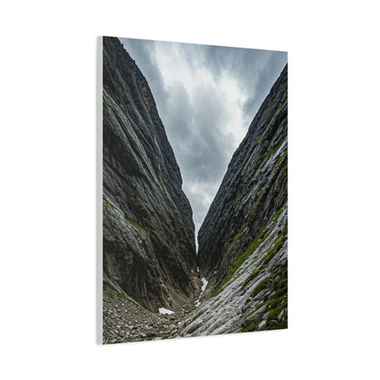 Between the Mountains Wall Art & Canvas Prints