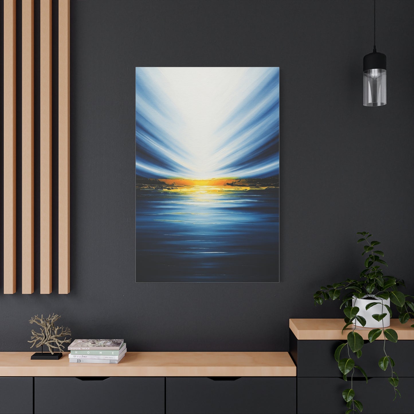 Radiant Horizon Abstract Seascape Wall Art & Canvas Prints