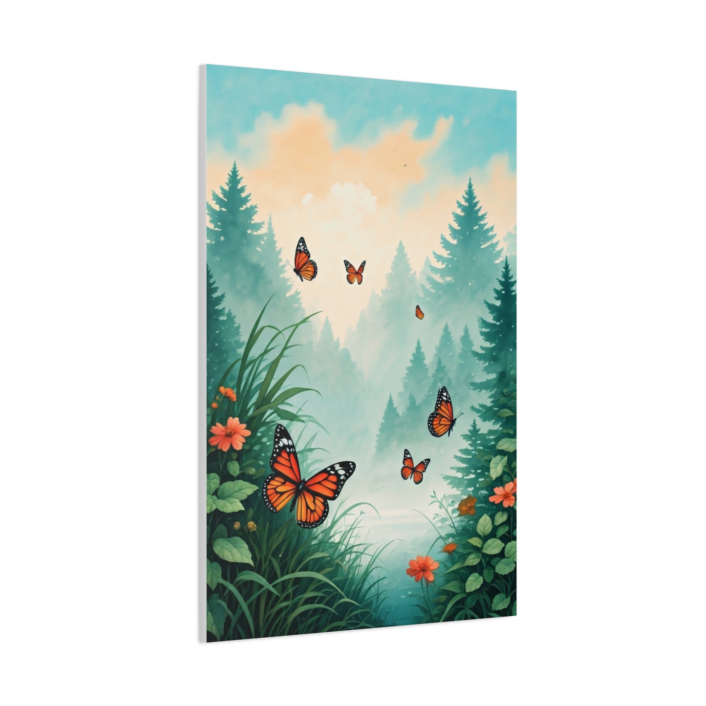 Forest Whisper Butterflies Wall Art & Canvas Prints