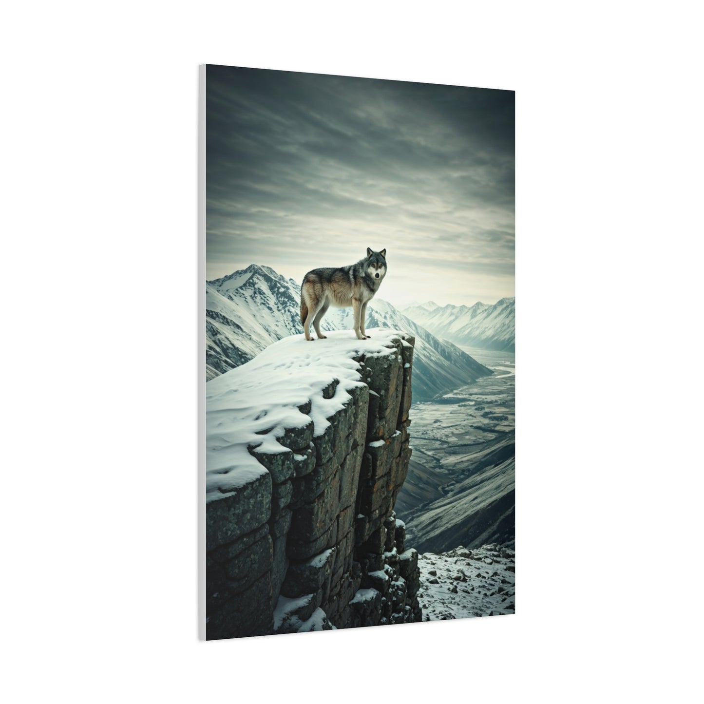 Wolf Above the Mountains wall art & canvas prints