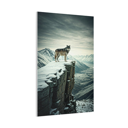Wolf Above the Mountains wall art & canvas prints