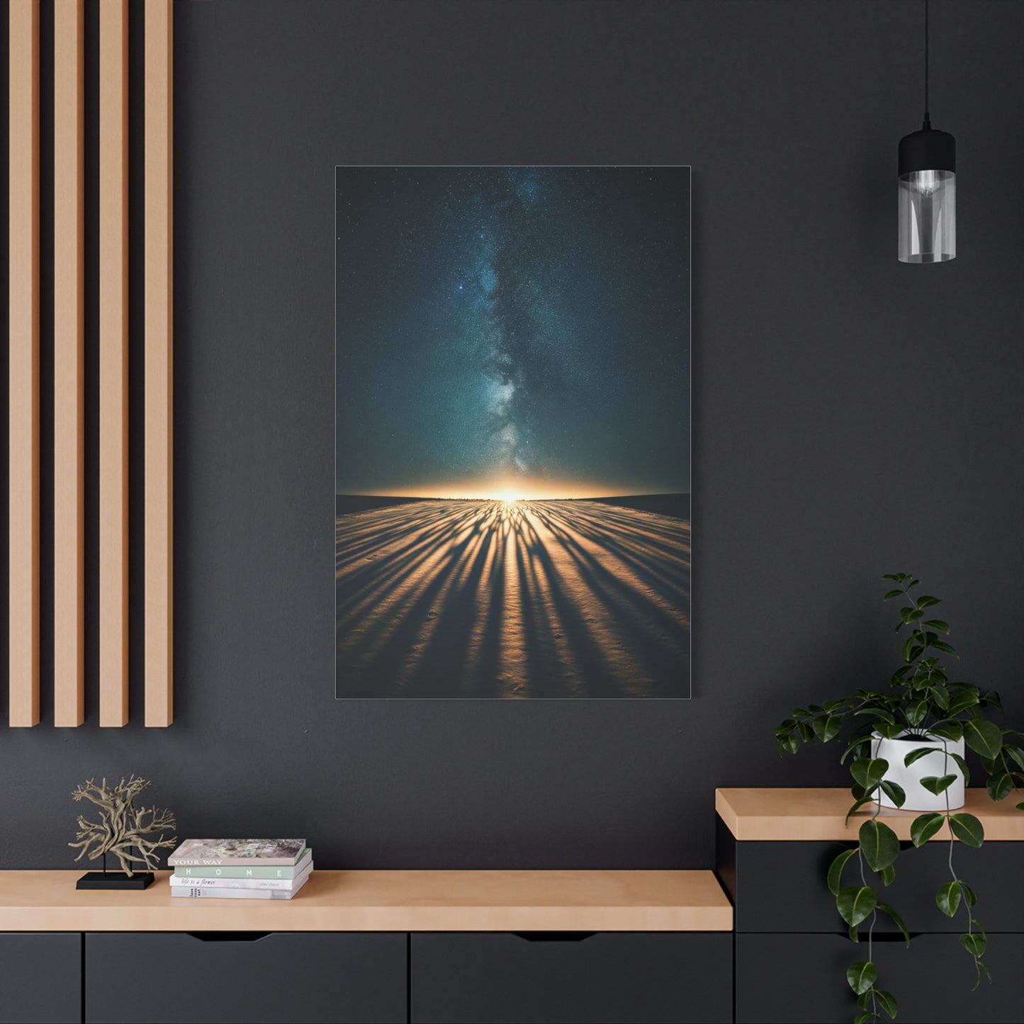 Milky Way Horizon Glow Wall Art & Canvas Prints