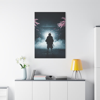 Samurai at the Torii Gate Wall Art & Canvas Prints