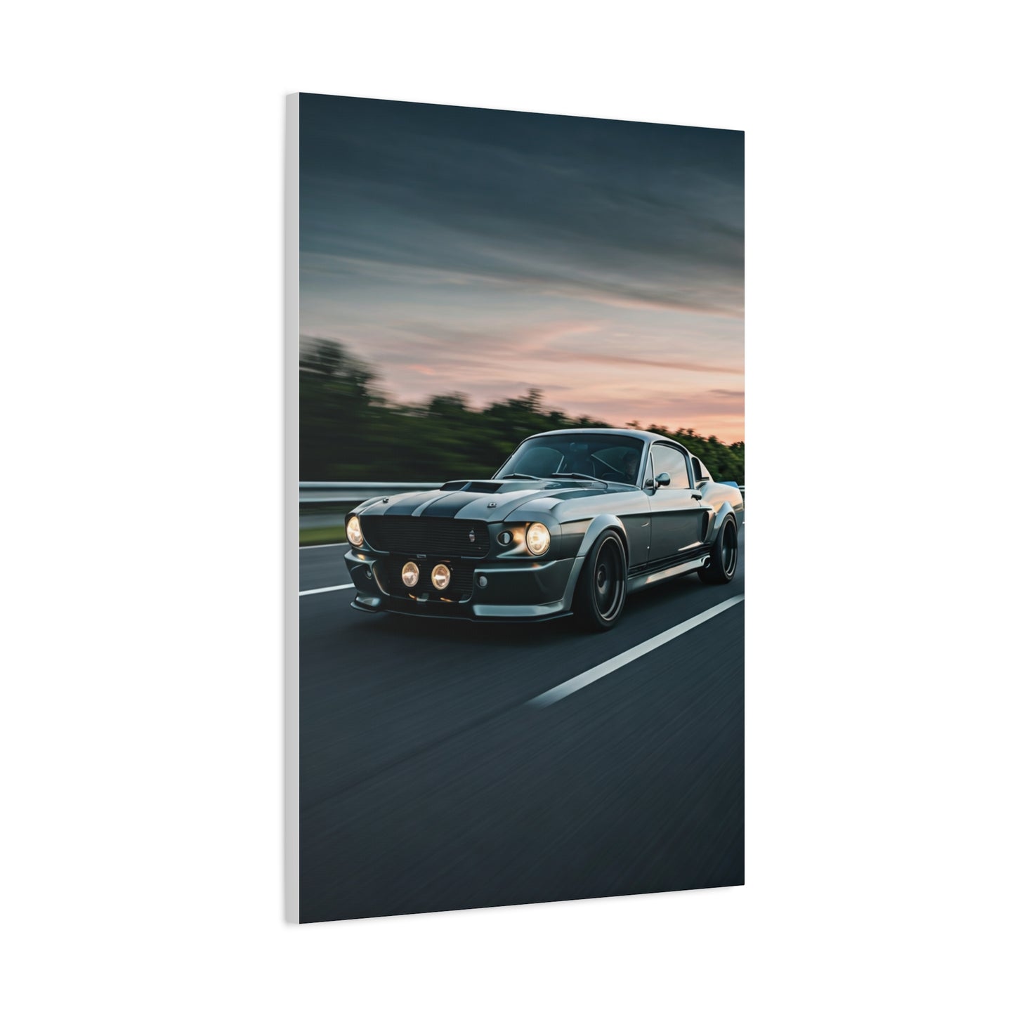 1967 Ford Mustang Shelby GT500 Restomod Highway Charge Wall Art & Canvas Prints