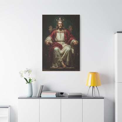 Christ the King Throne Portrait Wall Art & Canvas Print