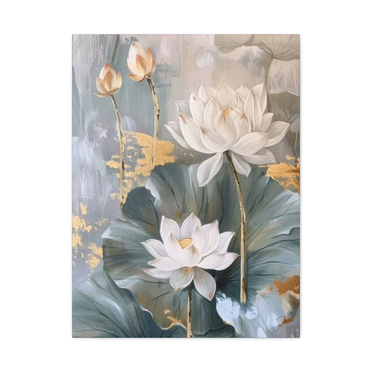 White Flower Earthy Opulence Wall Art & Canvas Prints